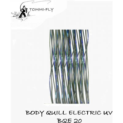 Tommi-Fly Body Quill Electric UV Peacock Black – Hledejceny.cz