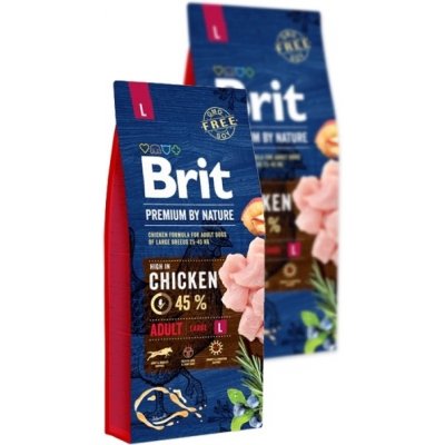 Brit Premium Adult L 2 x15 kg