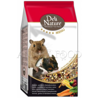 Deli Nature 5* Menu Mice Gerbils and Dwarf Hamsters 750 g
