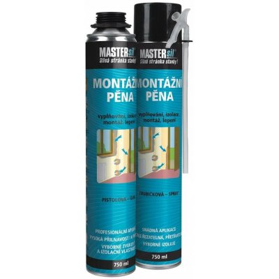 Mastersil Pěna PU 750ml nízkoexpanzní, trubičková – Sleviste.cz