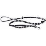 ManMat Vodítko s amortizérem Dlouhá šňůra pro 1 psa výšivka MM stříbrná Karabina 1 bronzová – Sleviste.cz