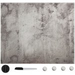 Greatstore Nástěnná magnetická tabule sklo 40 x 40 cm – Zboží Živě
