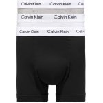 Calvin Klein pánské trenky 3 Pack Trunks Cotton St 0000U2662G998 černá/bílá/šedá – Sleviste.cz