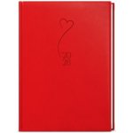 Prokop Vivella B6 Týdenní 2026 červená Srdce – Hledejceny.cz