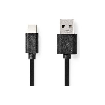 Nedis CCGP60600BK01 USB 2.0, Typ-C Zástrčka - A Zástrčka, 0,1m, černý