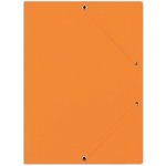 Donau spisové desky s gumičkou A4, prešpán, oranžové – Zboží Mobilmania