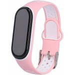 Xiaomi EF náhradní náramek pro Mi Band 3/4 Růžovo-Bílá MBCZ-X314 – Zboží Živě