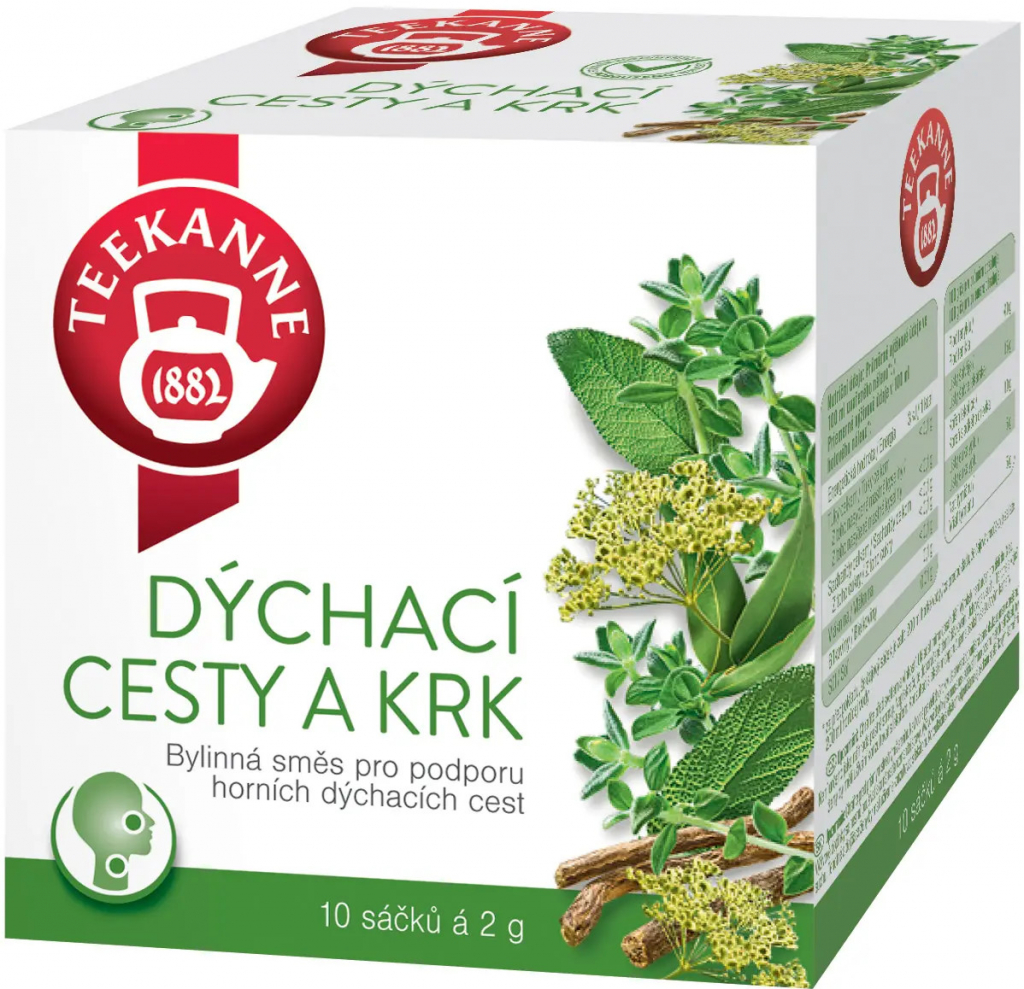 Teekanne čaj DÝCHACÍ CESTY A KRK 10 x 2 g