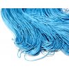 Korálkování Bavlněná voskovaná šňůra - modrá - ∅ 1 mm - 1 m
