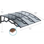 ARTPLAST vchodová stříška 140x180cm kouřová – Zbozi.Blesk.cz