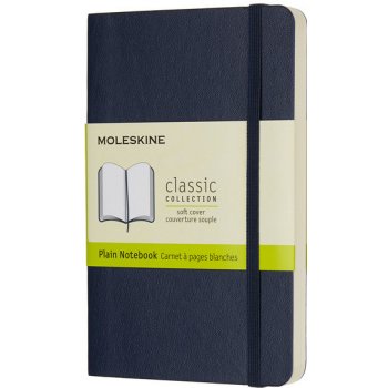Moleskine Zápisník měkké desky A6 čistý modrý