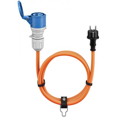 goobay Kabel síťový CEE 7/7(M) - IEC60309 (F), 16A, 5m, oranžový (76219) - 19.92.0076 – Zboží Živě