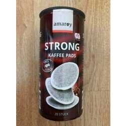 Amaroy STRONG Kaffe Pads 20 ks kávové kapsle - Nejlepší Ceny.cz