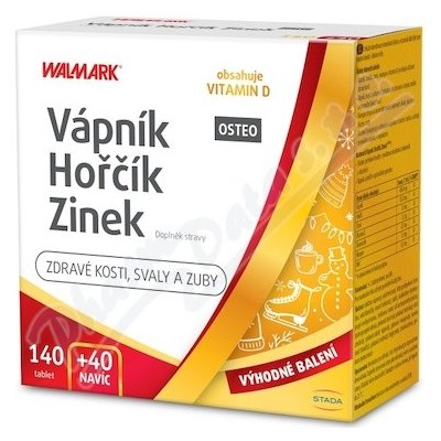 Walmark Váp-Hoř-Zinek Osteo 140+40 tablet Promo 2023 – Hledejceny.cz