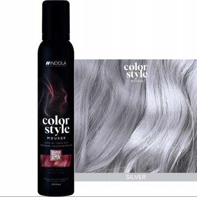 Schwarzkopf Indola Color Style Mousse Silver 200 ml – Zboží Dáma