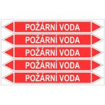 Značení potrubí, požární voda – Zboží Dáma