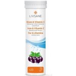 Livsane Železo + Vitamin C šumivé tablety 20 ks – Hledejceny.cz