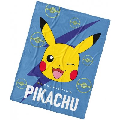 Carbotex Dětská deka Pokémon Elektrický Pikachu – Zboží Dáma
