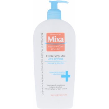 Mixa Fresh Body Milk Anti-Dryness osvěžující tělové mléko proti vysušování 400 ml