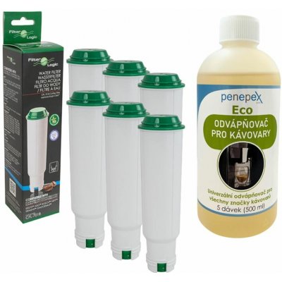 FilterLogic CFL-701B 6 ks + Penepex Eco univerzální odvápňovač 500 ml – Zboží Dáma