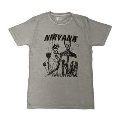 Nirvana Unisex T-shirt Incesticide Stacked Logo back Print – Zbozi.Blesk.cz