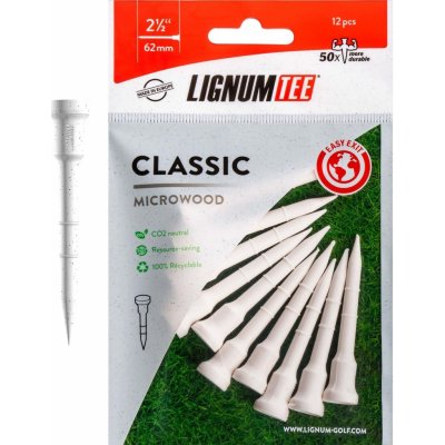 Lignum Tee plastová týčka 62mm 12ks bílá – Zboží Dáma