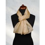 Hedvábná šála zlatá – Sleviste.cz