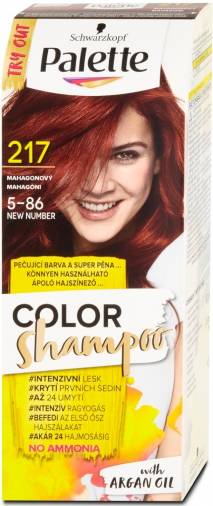 Pallete Color Shampoo 217/5-86 mahagonový