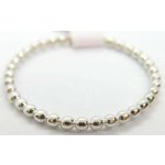 Klenoty Budín Dámský kuličkový zlatý prsten ze bílého zlata HK1221 – Zboží Mobilmania