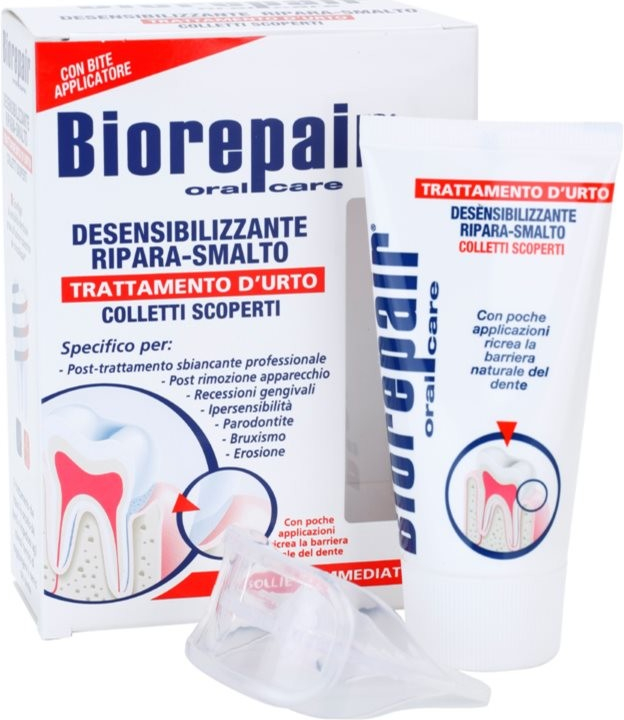 Biorepair gel Desensibilizzante regenerační kúra pro péči o citlivé zubní  krčky 50 ml od 188 Kč - Heureka.cz