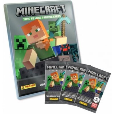 Panini Minecraft karty 2 Starter Set s albem – Zbozi.Blesk.cz