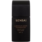 Sensai Luminous Sheer tekutý rozjasňující make-up SPF15 LS203 Neutral Beige 30 ml – Zboží Dáma