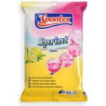 Spontex Sprint Citrus vlhčené univerzální utěrky 40 ks – Zboží Mobilmania