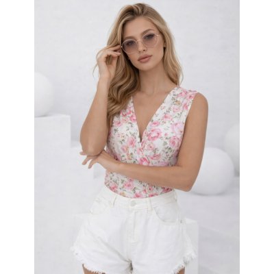 Květinové dámské body bez rukávů – Sleviste.cz