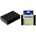 Spokar brusná houbička, 4stranná, rozměry 100 x 70 x 27 mm, zrnitost 180 – Sleviste.cz