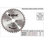 EXTOL PREMIUM pilový kotouč s SK plátky, 115x1,3x22,2mm, 40T, šířka SK plátků 2,6mm – Hledejceny.cz