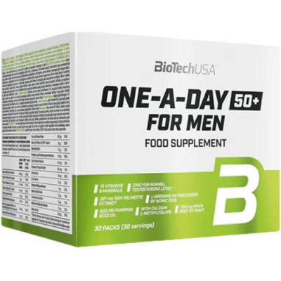 BioTech USA One-A-Day 50+ For Men 30 balíčků – Hledejceny.cz