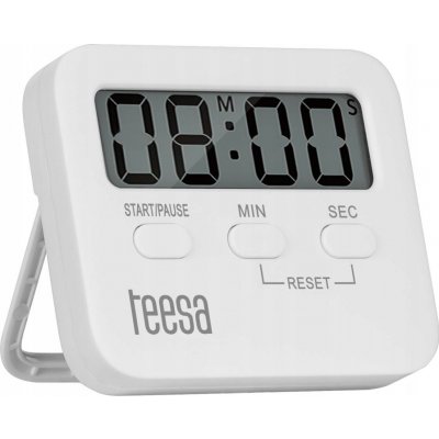 Elektronický kuchyňský minutka Teesa TSA0811 s LCD displejem a magnetem – Zboží Mobilmania