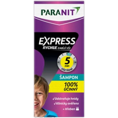 Paranit Express Šampon 100 ml + hřeben – Zboží Dáma