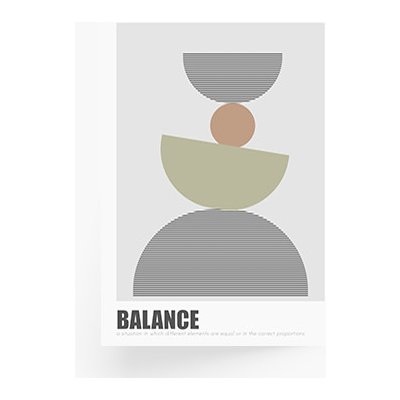 Plakát Balance 50x70 – Sleviste.cz