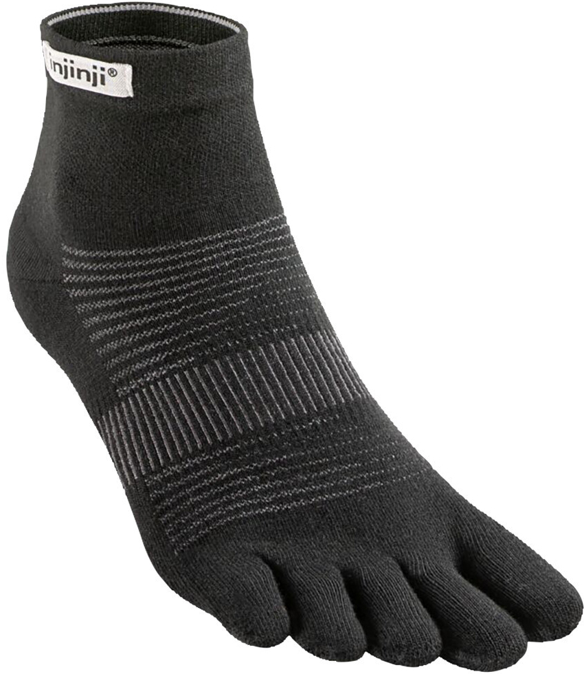 Injinji Run Original Weight Mini-Crew Black