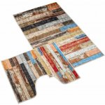 Bellatex Dřevěná podlaha 3D SADA 60 x 100 cm + 60 x 50 cm – Zboží Dáma