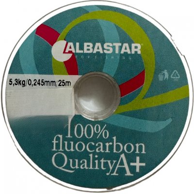 Albastar 100% Fluorocarbon 25m 0,245mm 5,3kg