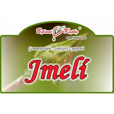 Bylinné kapky JMELÍ PUPENY GEMMOTERAPIE 50 ml – Hledejceny.cz