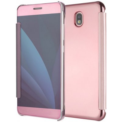 Pouzdro JustKing zrcadlové flipové Samsung Galaxy J3 2017 - růžovozlaté – Zbozi.Blesk.cz