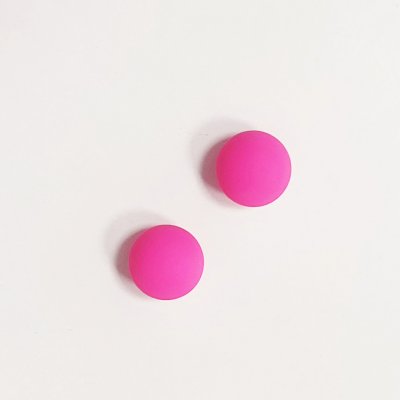 Maia Toys - Kegel Balls Neon silikonové venušiny kuličky Ben Wa růžová – Zboží Mobilmania