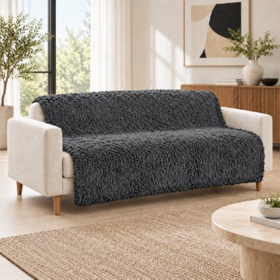 Mybesthome Přehoz na sedačku - pohovku TERCA šedá 170x210 cm – Hledejceny.cz