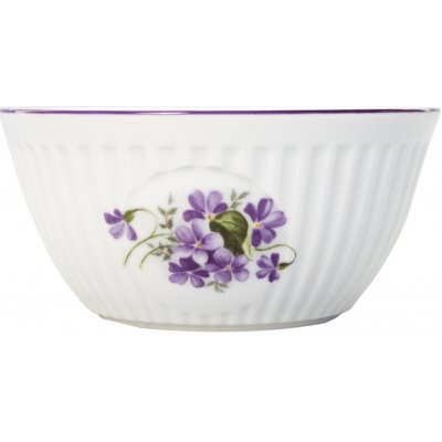 Český porcelán Dubí miska porcelánová fialky 14 cm – Zbozi.Blesk.cz