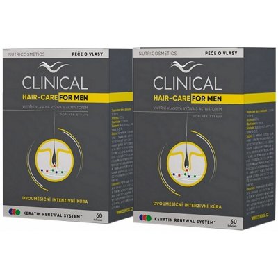Clinical Hair Care for Men 4měsíční kúra 120 tobolek – Hledejceny.cz