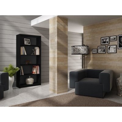 Liore KNIHOVNA R80 ČERNÁ – Sleviste.cz